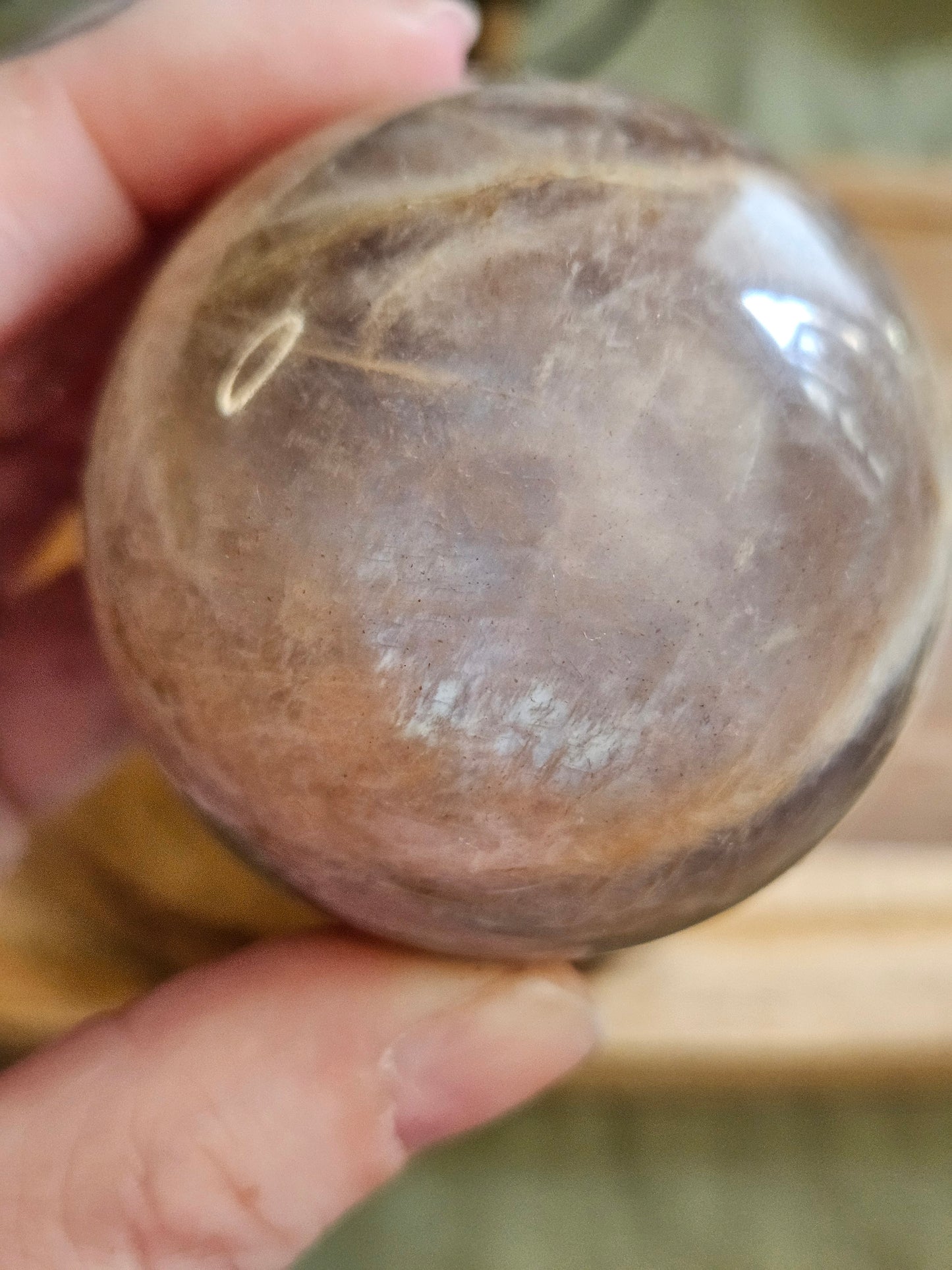 Moonstone/ Sunstone Sphere large