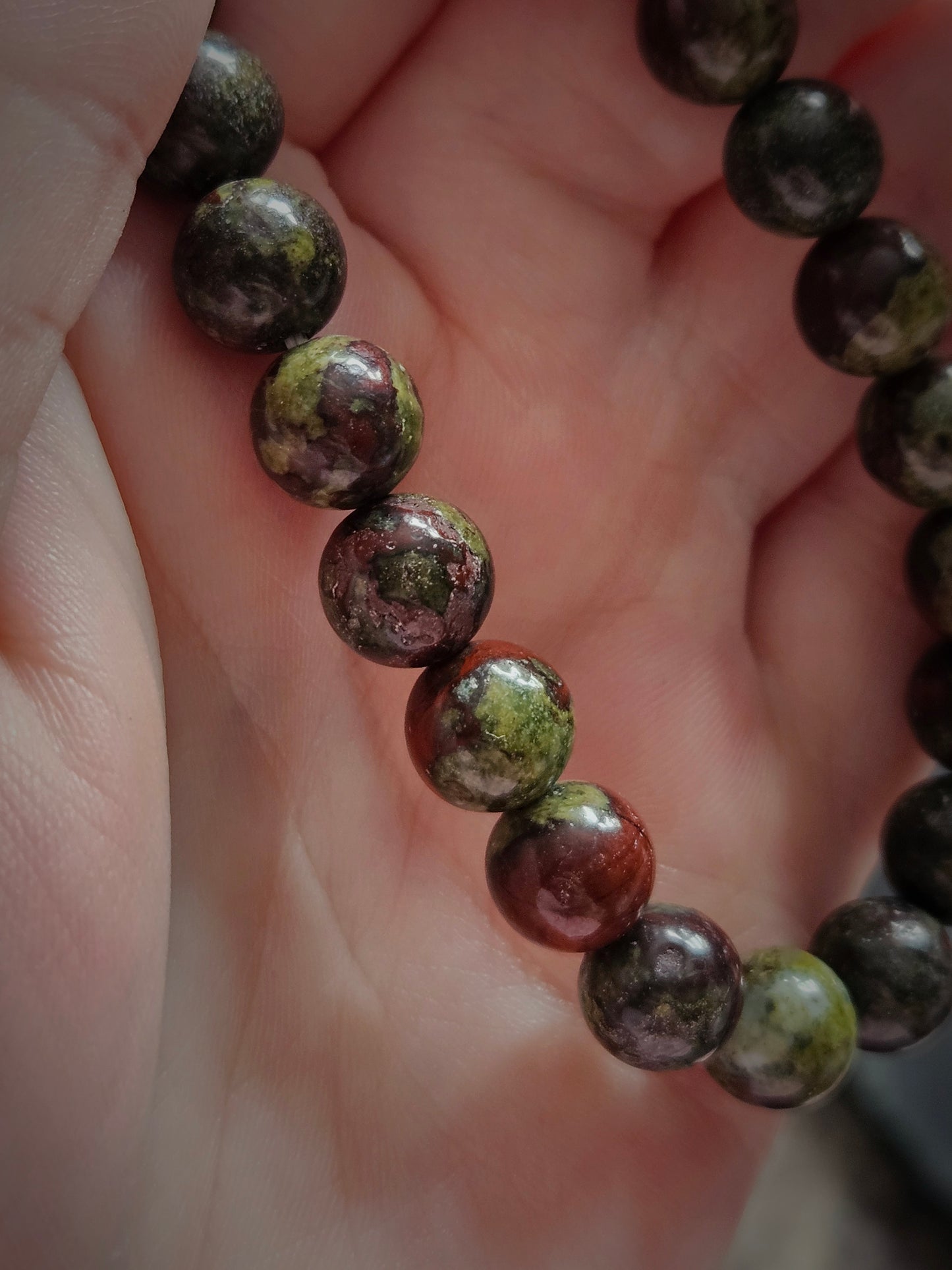 Dragon Bloodstone Jasper Bracelet