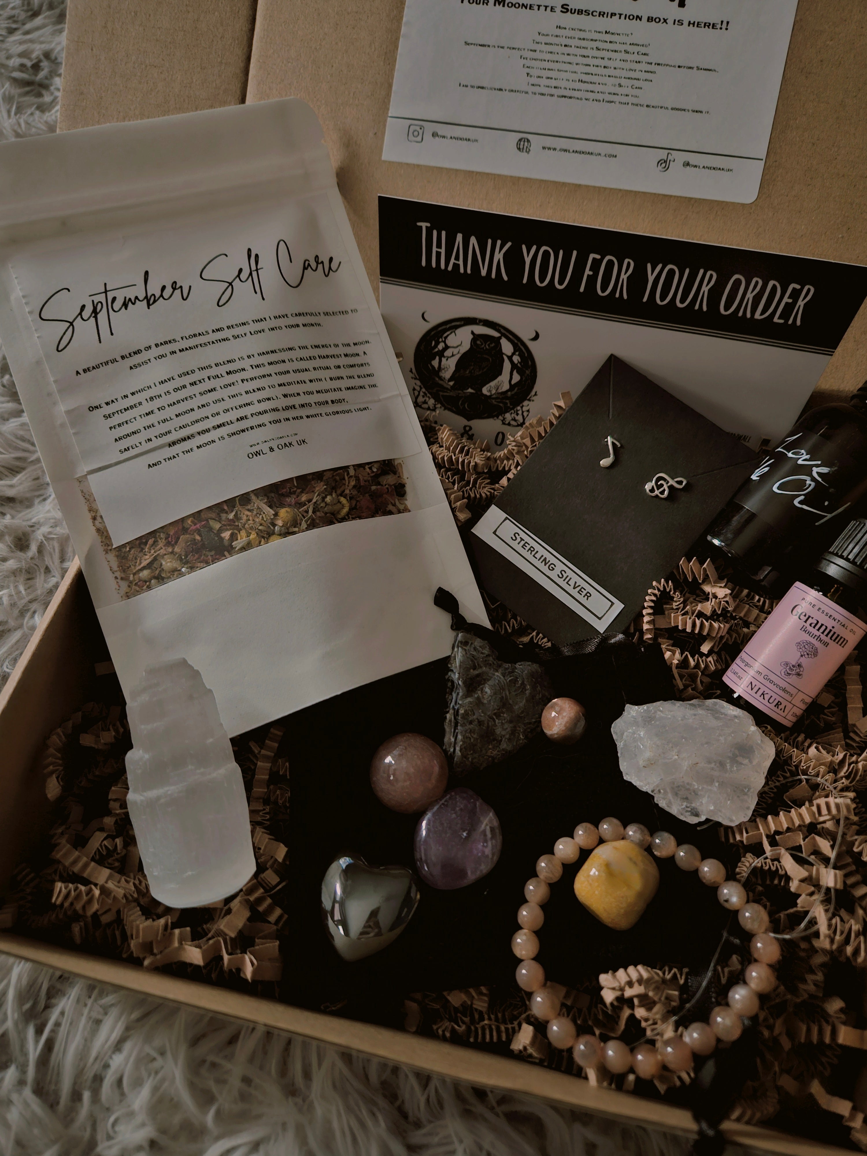 Witchy subscription boxes Cornwall. Subscription box for Pagans. Giftware cornwall. Witchy box. Crystal subscription box.