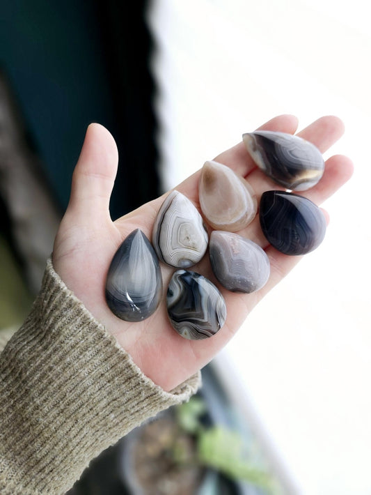 Botswana Agate Palm / Teardrop