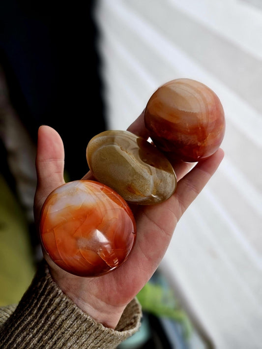 Carnelian Palmstones