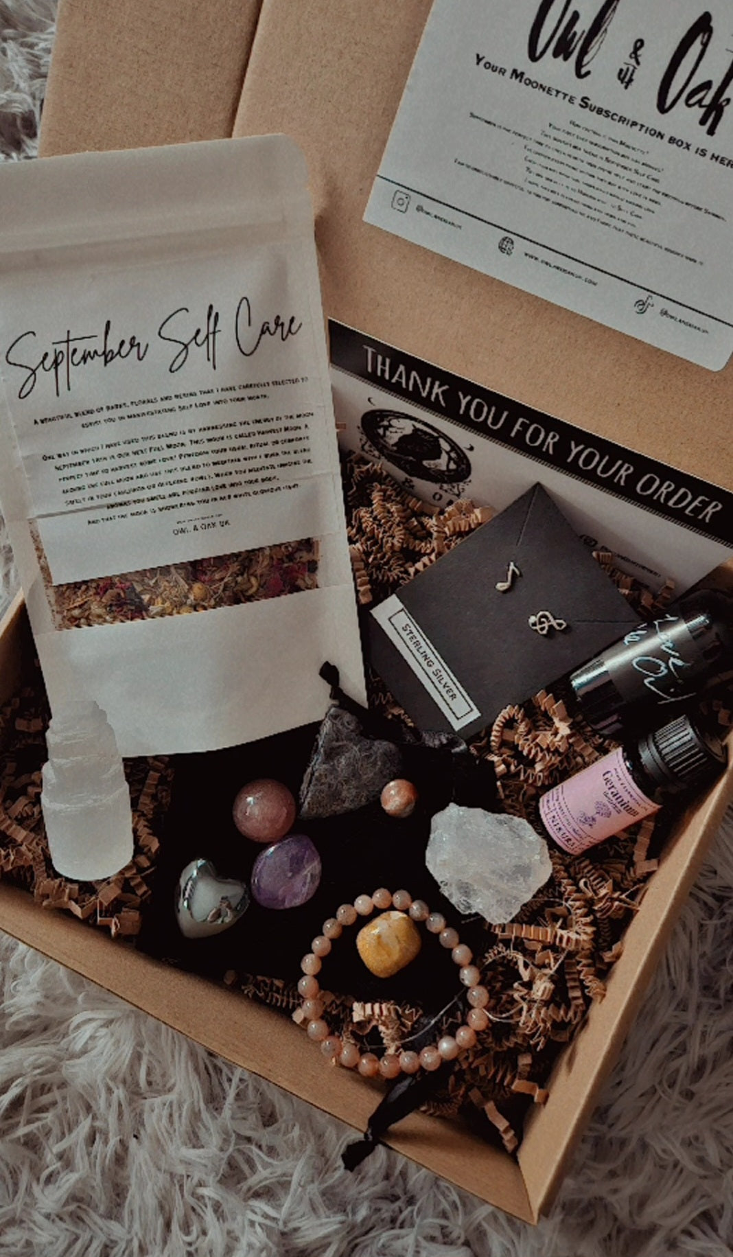 Full Moonette Subscription Box including Meditations and card pulls