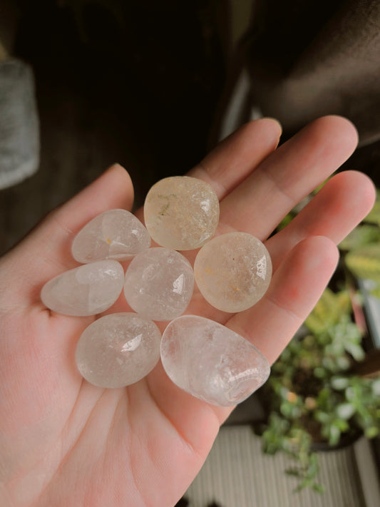 Clear Quartz Tumble Stone