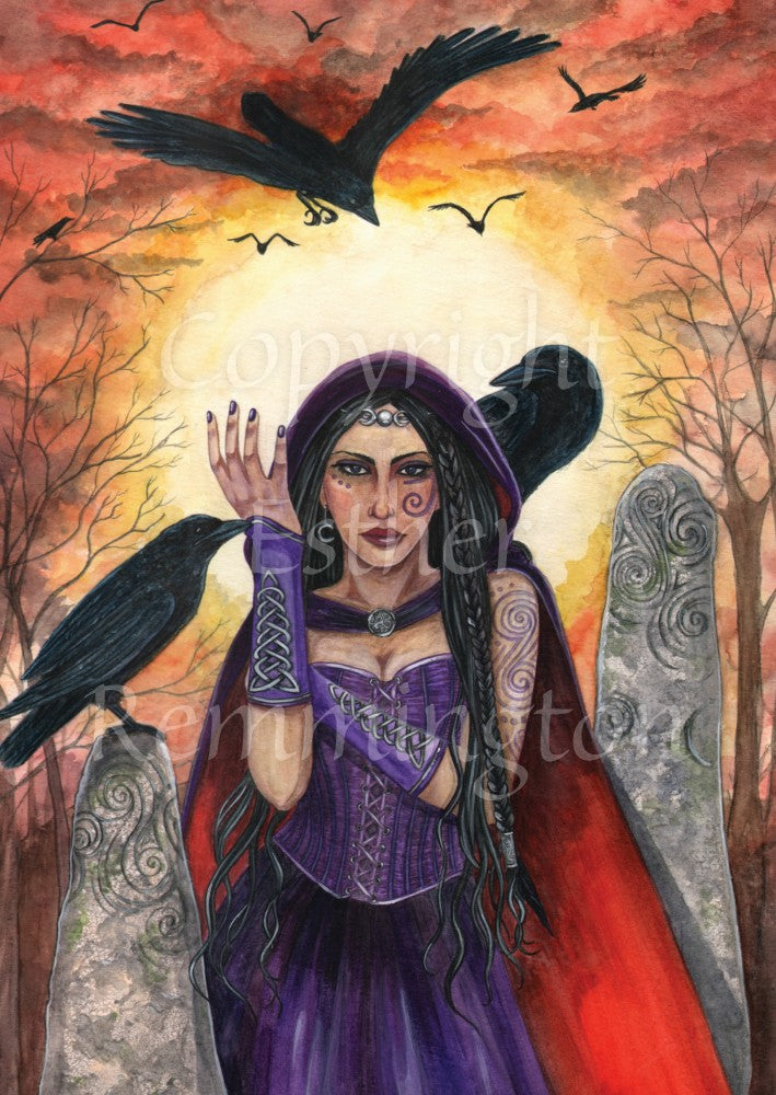 Morrighan Greeting Card