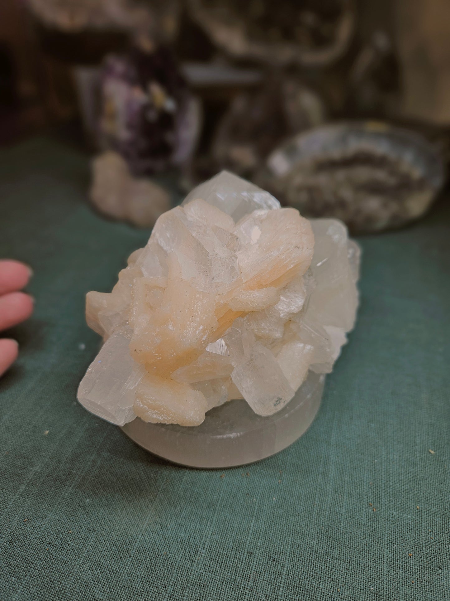 Stilbite, Apophyllite Collectors piece