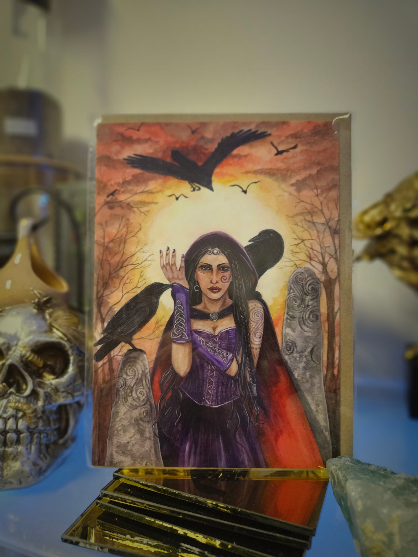 Morrighan Greeting Card