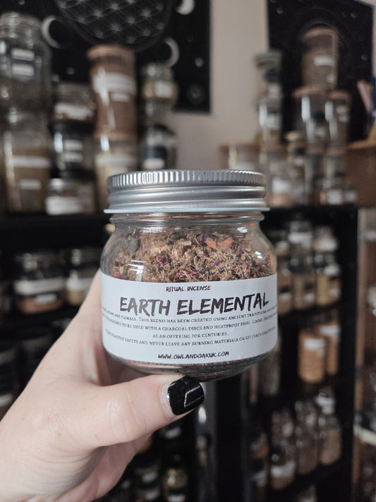 Loose Incense Jar Earth Element